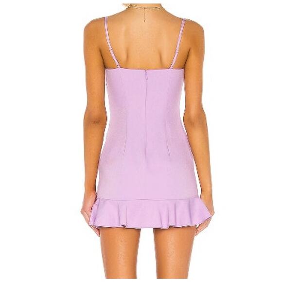 Lovers + Friends Revolve NWT Lilac Purple Teddy Mini Dress Size M - Picture 2 of 7